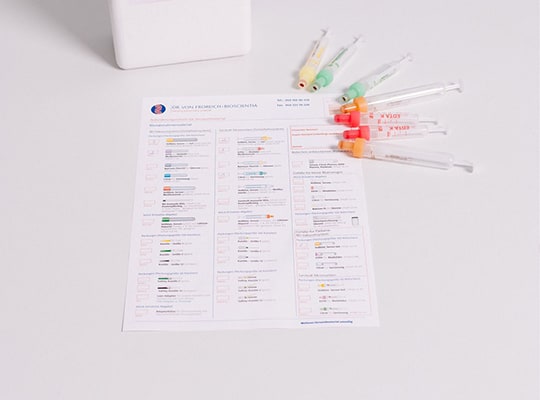 4 Versandmaterial Bestellschein