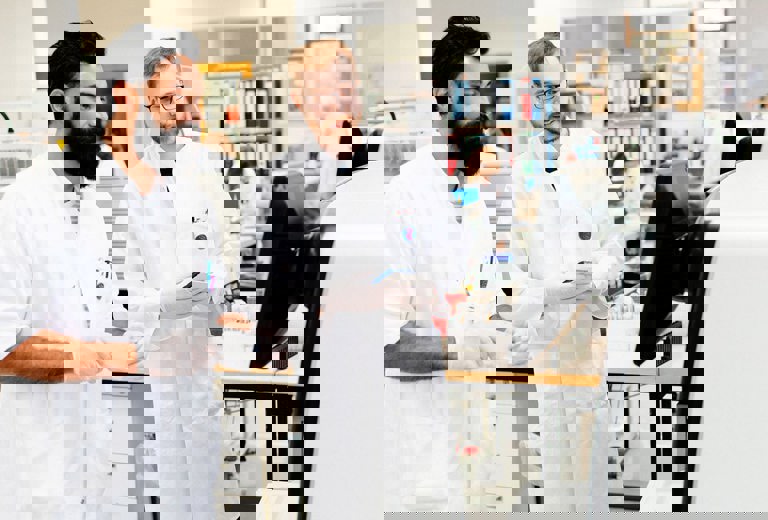 Arbeiten im Labor